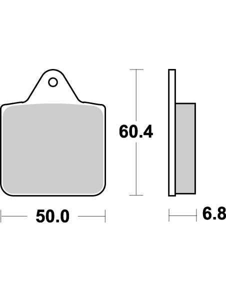 Plaquettes de frein moto SBS Off Road Sinter 756SI