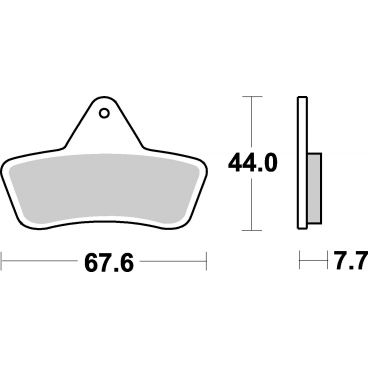 Plaquettes de frein moto SBS Off Road Sinter 758SI