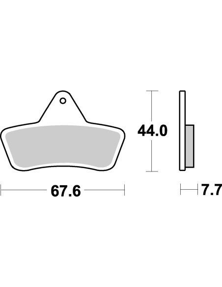 Plaquettes de frein moto SBS Off Road Sinter 758SI