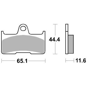 Plaquettes de frein moto SBS Off Road Sinter 799SI