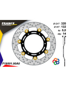 Kit Freinage FRANCE EQUIPEMENT - AP RACING 2