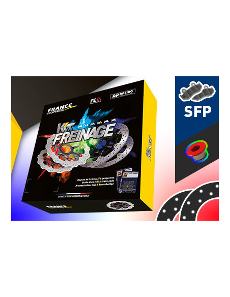 Kit Freinage FRANCE EQUIPEMENT - AP RACING Composé de 2 Disques