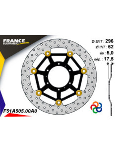 Kit Freinage FRANCE EQUIPEMENT - AP RACING 2