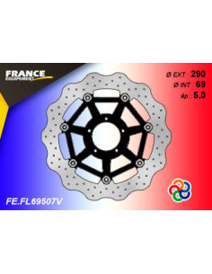 Kit Freinage FRANCE EQUIPEMENT - AP RACING Composé de 2 Disques 2