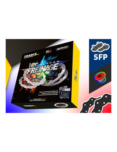 Kit Freinage FRANCE EQUIPEMENT - AP RACING Composé de 2 Disques