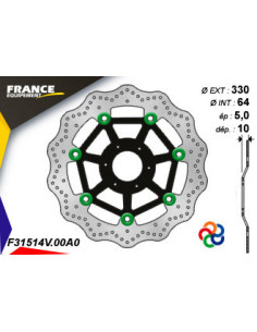 Kit Freinage FRANCE EQUIPEMENT - AP RACING 2