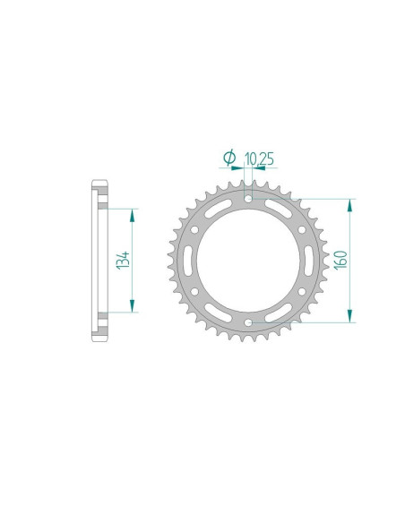 Kit chaine AFAM acier HONDA CBR 929/954 RR pas 530 2000 à 2003