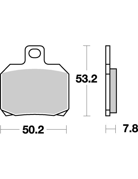 Plaquettes de frein scooter SBS Maxi Sinter 157MS