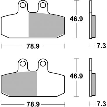 Plaquettes de frein scooter SBS Maxi Sinter 179MS