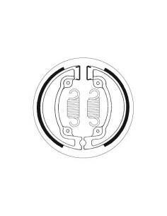 Machoires de frein moto SBS Organic 2041