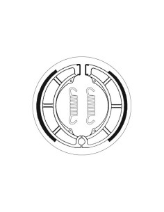 Machoires de frein moto SBS Organic 2052