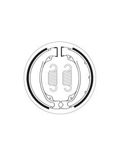 Machoires de frein moto SBS Organic 2055