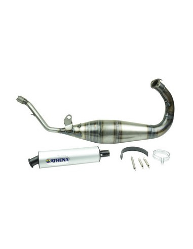 Exhaust pipe with aluminium silencer  ATHENA