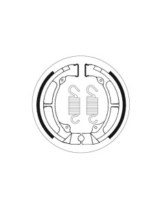 Machoires de frein moto SBS Organic 2056