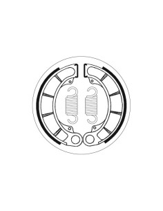 Machoires de frein moto SBS Organic 2059