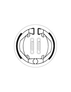 Machoires de frein moto SBS Organic 2074