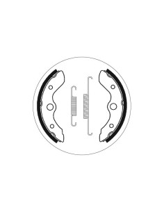 Machoires de frein moto SBS Organic 2083