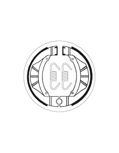 Machoires de frein moto SBS Organic 2092