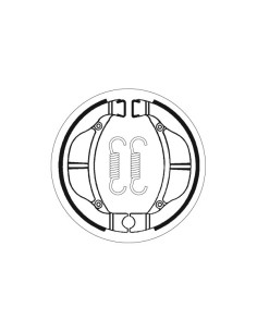 Machoires de frein moto SBS Organic 2093