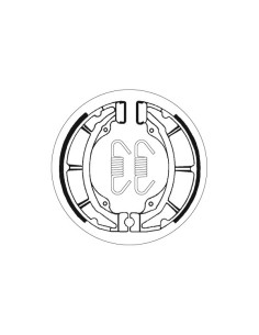 Machoires de frein moto SBS Organic 2103