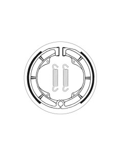 Machoires de frein moto SBS Organic 2111