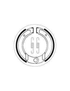 Machoires de frein moto SBS Organic 2120