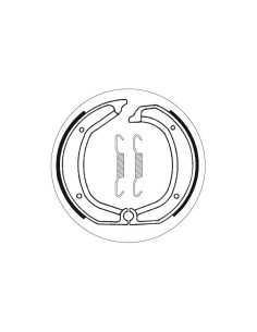 Machoires de frein moto SBS Organic 2139