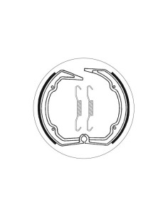 Machoires de frein moto SBS Organic 2141