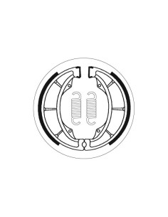 Machoires de frein moto SBS Organic 2183