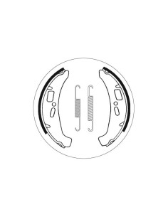 Machoires de frein moto SBS Organic 2185