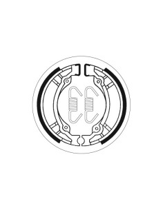 Machoires de frein moto SBS Organic 2188