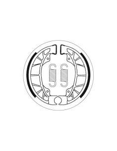 Machoires de frein moto SBS Organic 2195