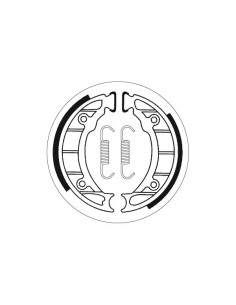 Machoires de frein moto SBS Organic 2196