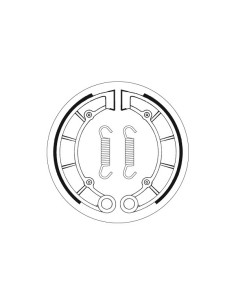 Machoires de frein moto SBS Organic 2197