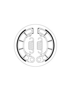 Machoires de frein moto SBS Organic 2198