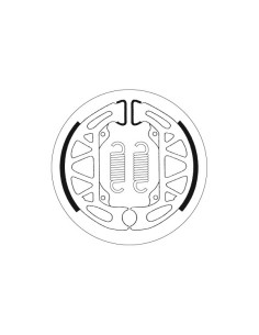 Machoires de frein moto SBS Organic 2200