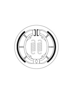 Machoires de frein moto SBS Organic 2201