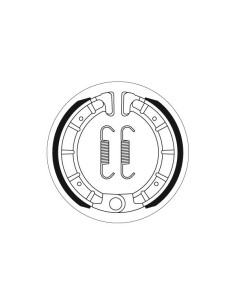 Machoires de frein moto SBS Organic 2206