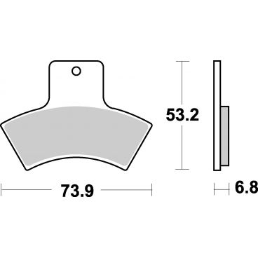 Plaquettes de frein moto SBS Off Road Racing Sinter 755RSI