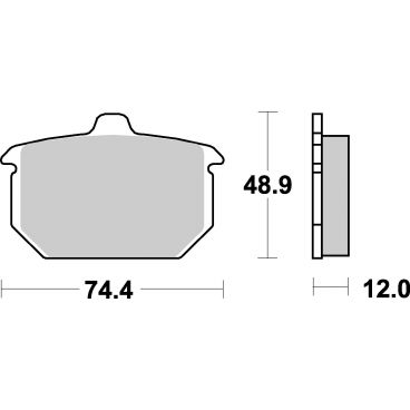 Plaquettes de frein moto SBS Harley Ceramic 549H