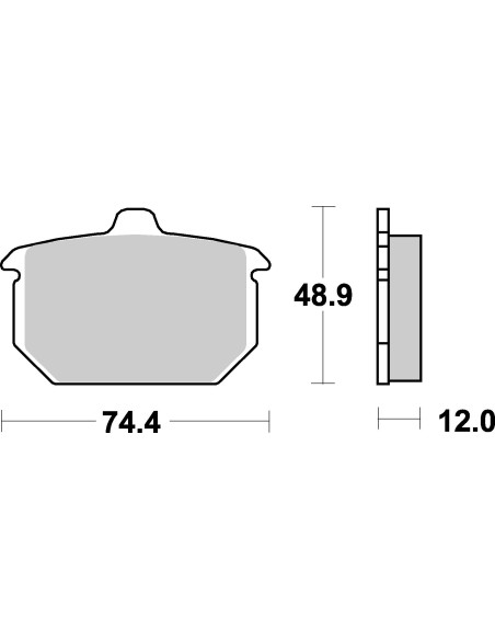 Plaquettes de frein moto SBS Harley Ceramic 549H