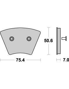 Plaquettes de frein moto SBS Harley Ceramic 679H
