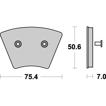 Plaquettes de frein moto SBS Harley Ceramic 679H