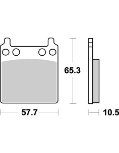 Plaquettes de frein moto SBS Harley Carbon Tech 509H.CT