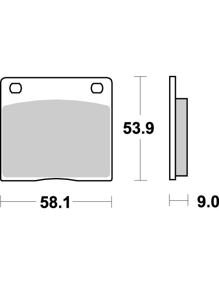 Plaquettes de frein moto SBS Harley Carbon Tech 512H.CT