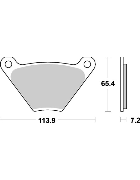 Plaquettes de frein moto SBS Harley Carbon Tech 513H.CT