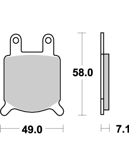 Plaquettes de frein moto SBS Harley Carbon Tech 560H.CT
