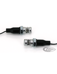 Eclairage de plaque ou compteur chromé.