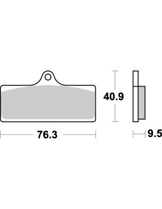 Plaquettes de frein moto SBS Racing Dual Sinter 785DS
