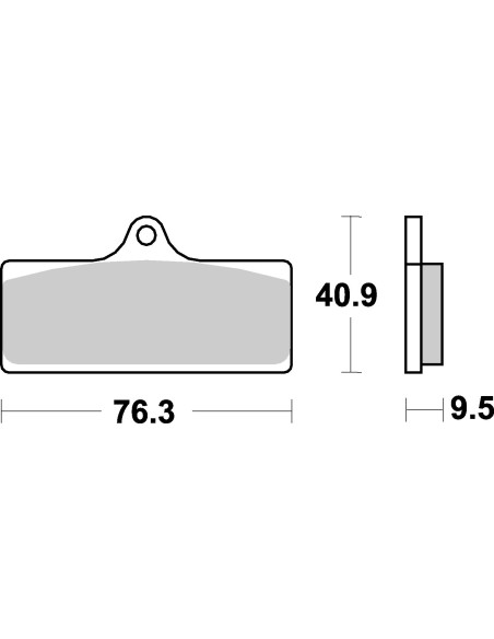 Plaquettes de frein moto SBS Racing Dual Sinter 785DS